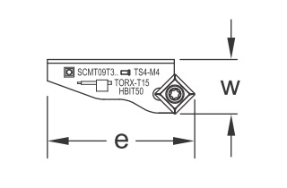 45° Chamfer Cutting Insert Holder