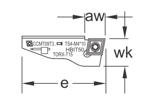 Reverse Cutting Insert Holder