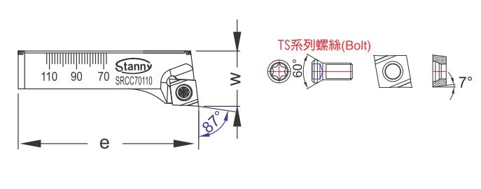 菱形精搪孔刀座