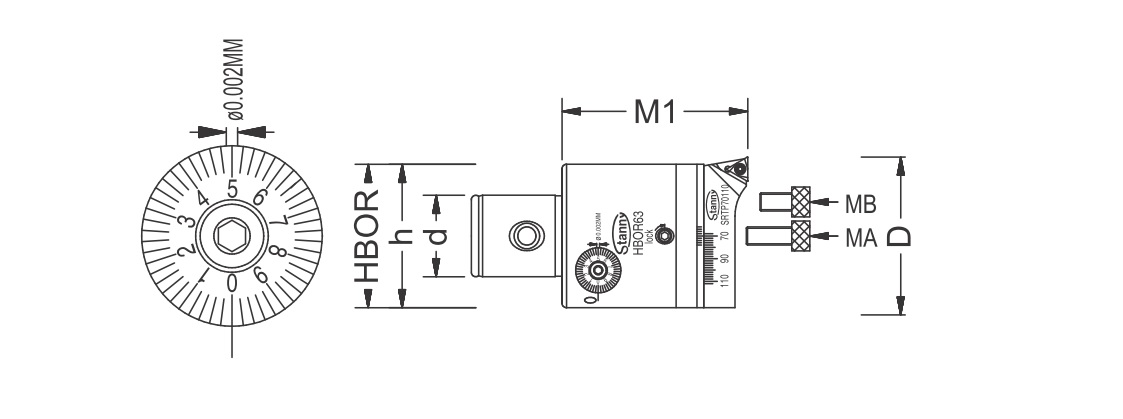 Body and Cutting Insert Holder