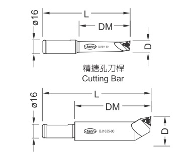 精搪孔刀桿