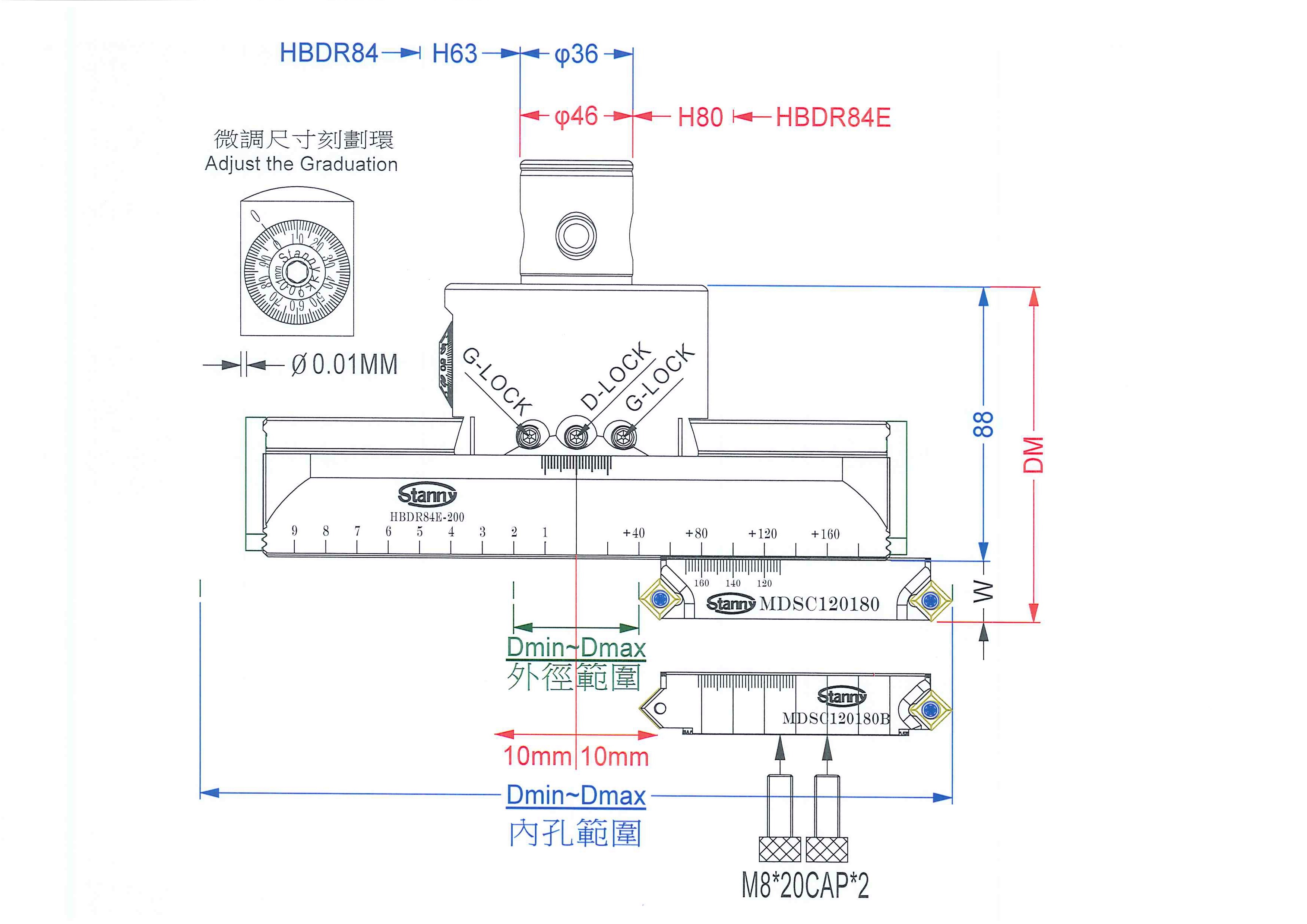 Body and Cutting Insert Holder 